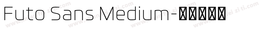 Futo Sans Medium字体转换